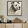 Diamond Painting -DIY Round Drill Stone Art Dog(40x40cm)