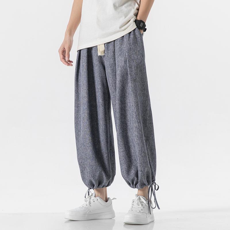 Men Pants Fashion – Big Size Man Linen Pants Work Wear Trousers For Men Clothing Harem Linen Pants Men Fashion Summer Workwear Streetwear 2024 New | Gamintor