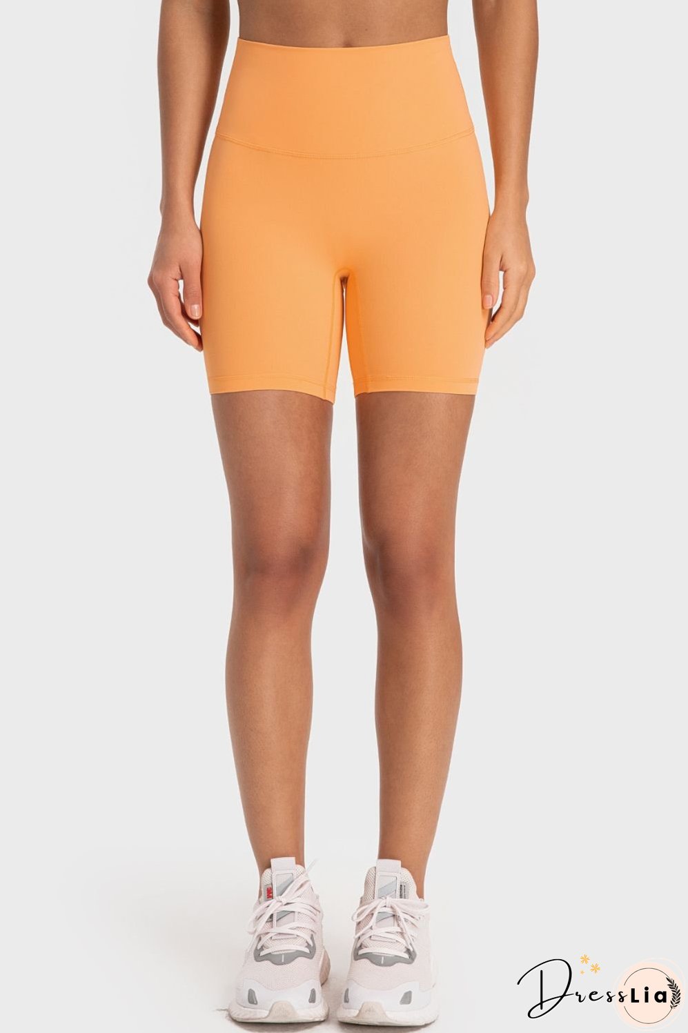 Staying Cozy Wide Waistband Biker Shorts