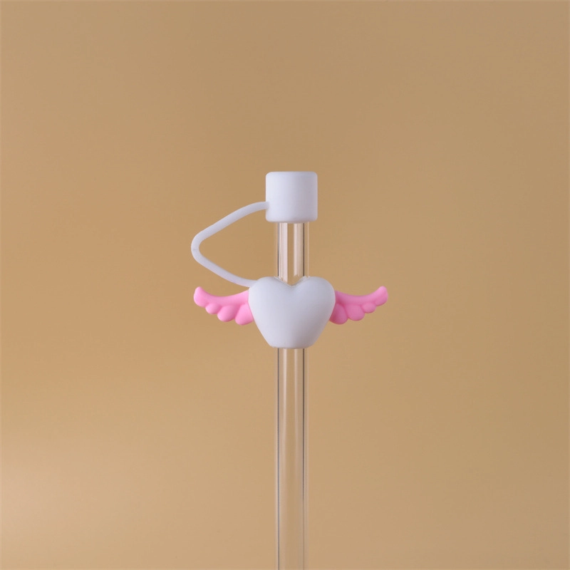 10mm Glass Straw Cap Dust Cover Stainless Steel Straw Dust Cover Dust Plug 10mm Large Diameter Milk Tea