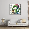 Cute Snowman-18CT Stamped Cross Stitch 30*30cm/11.81*11.81in