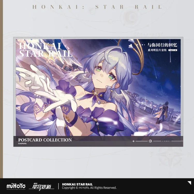 Honkai Star Rail Memories of Walking with You Series Postcard Set [Original Honkai Star Rail Official Merchandise]