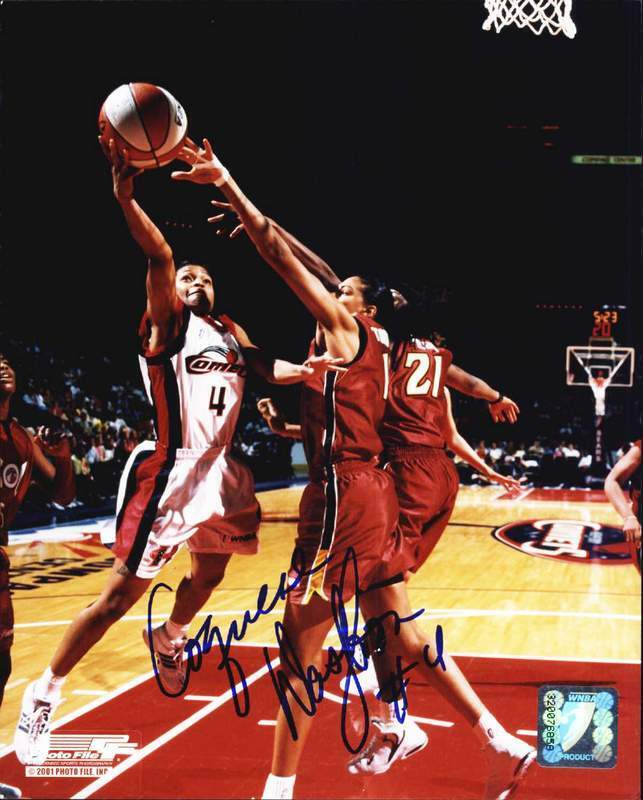 Coquese Washington authentic signed WNBA basketball 8x10 Photo Poster painting |CERT A0001