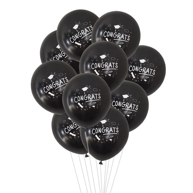 Graduation Balloons 2022 Graduation Party Decorations Congrats Grad Banner Graduation Backdrop Class Of 2022 Photo Booth Props
