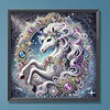 Cartoon Einhorn 5d DIY Diamant Kunst Malerei Kits Teilbohrer Edelstein Kunst 30x30cm