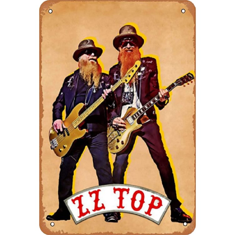 【20*30cm/30*40cm】ZZ Top - Vintage Tin Signs/Wooden Signs
