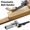3/8 Inch Air Belt Sander 10mm Pneumatic Belt Grinder with 10 Pcs Sanding Belts