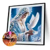 Religi&ouml;se Madonna - speziell geformtes Diamantgem&auml;lde - 30*30cm