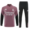Real Madrid 25-26 1/4 Zip Tracksuit purple Chandal