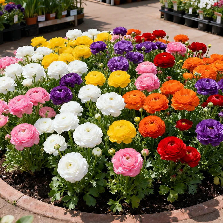 🌹Ranunculus Premium Mix Corms &ndash; Easy to Grow
