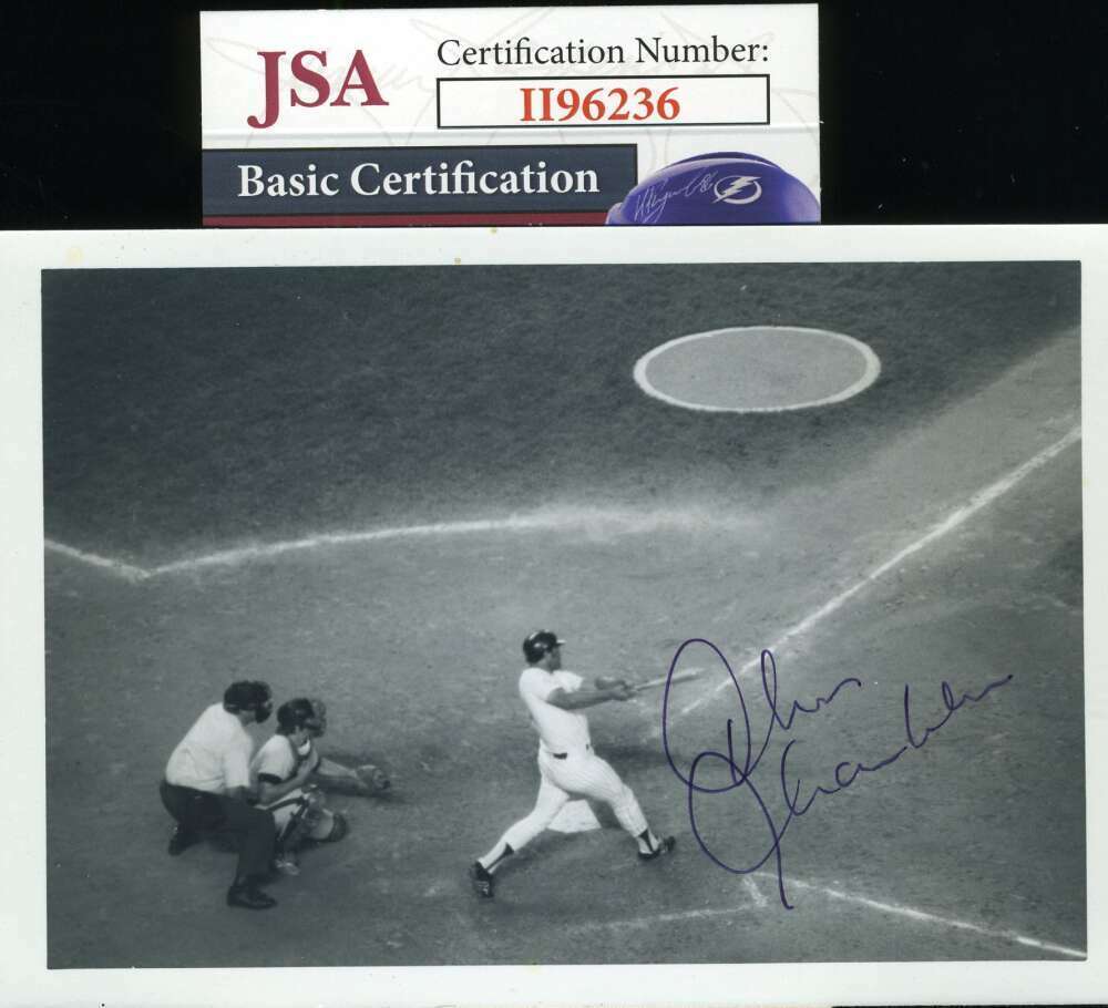 Chris Chambliss JSA Coa Hand Signed Original Photo Poster painting Autograph