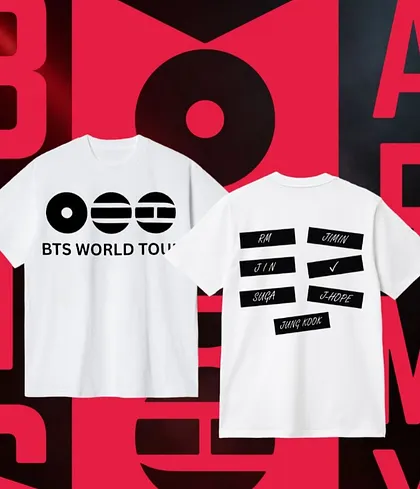 BTS ARIRANG T-Shirt | BTS Concert T-Shirts & Tour Tees