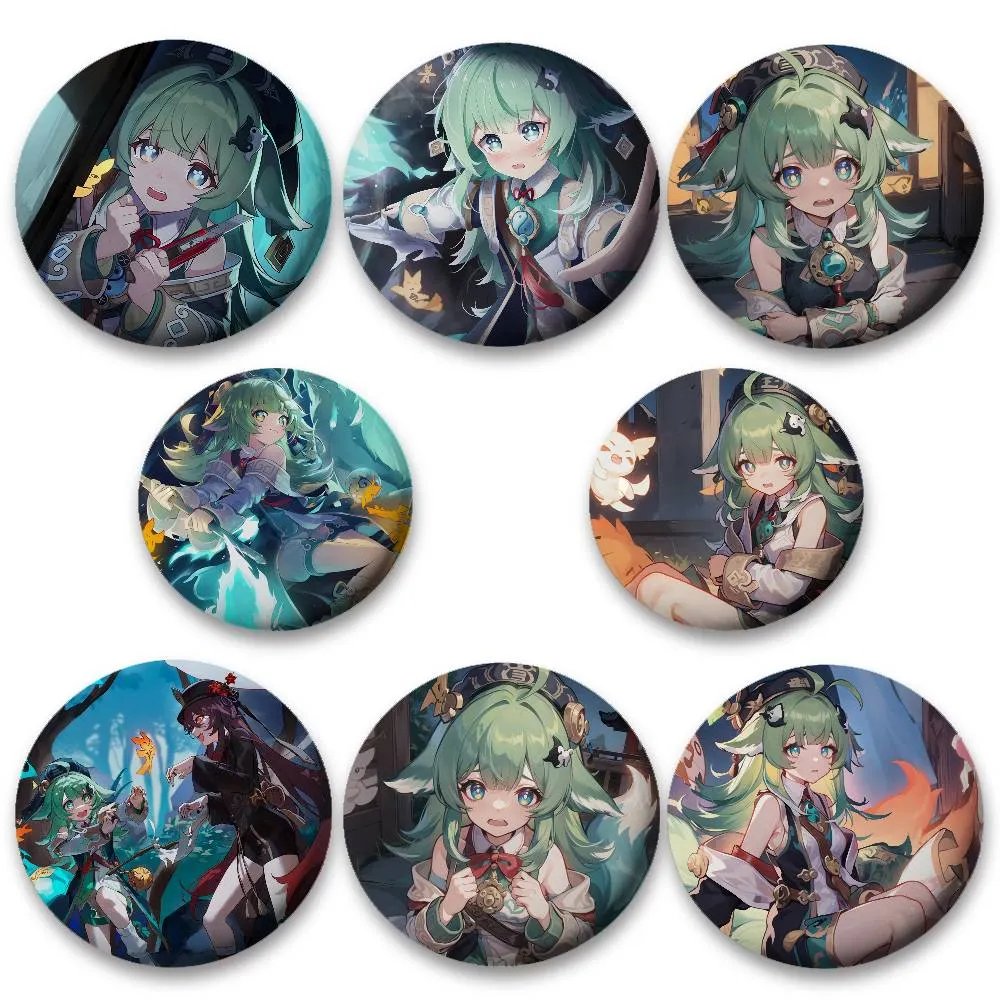 Honkai Star Rail Huo Huo Badges Tinplate Soft Button