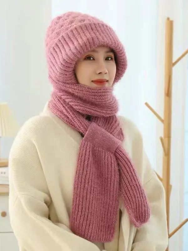 Hot Sale🔥Integrated Ear Protection Windproof Cap Scarf