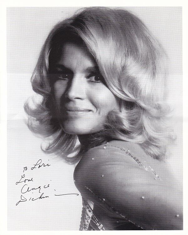 ANGIE DICKINSON Autographed Signed Photo Poster paintinggraph - To Lori