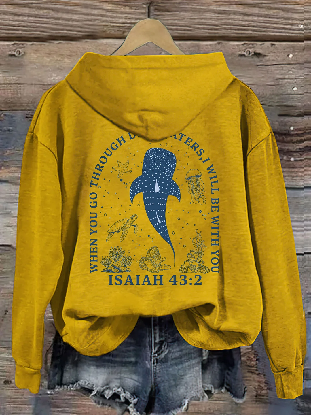 When You Go Through Deep Waters Hoodie