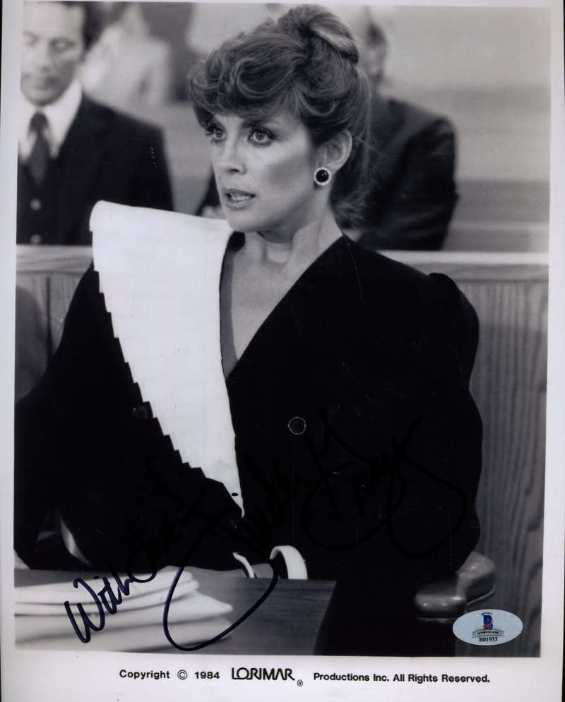 Linda Gray Dallas Bas Beckett Authentic Signed 8x10 Photo Poster painting Autograph