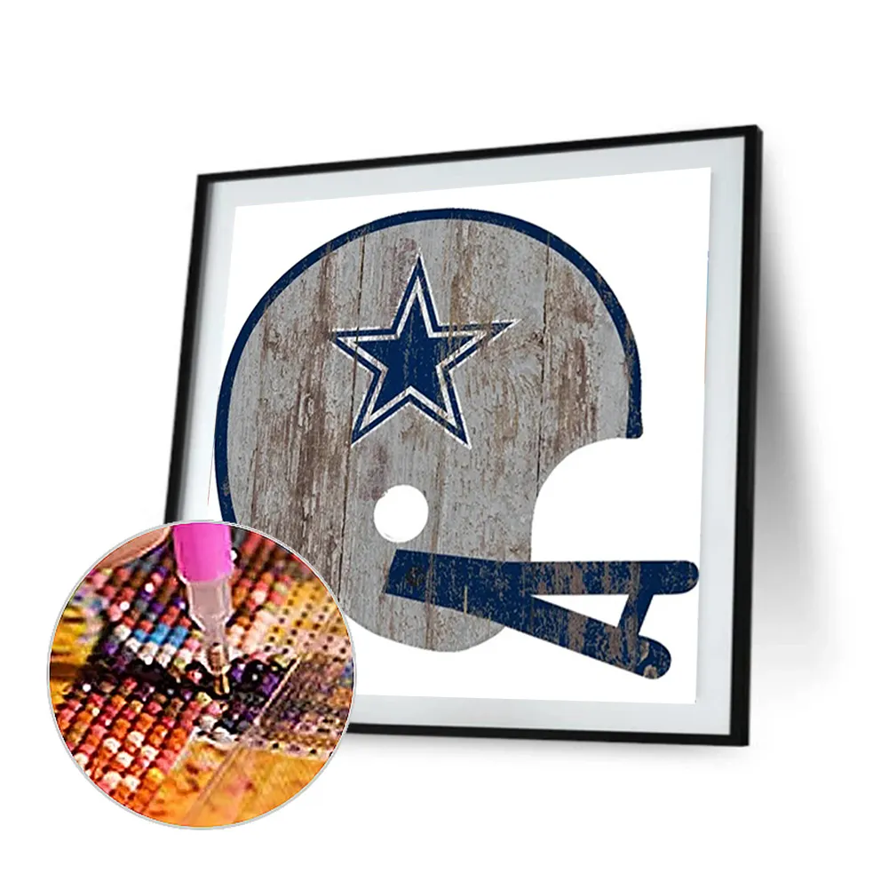 Full Round Diamond Painting 30*30cm - Dallas Cowboys Football Team