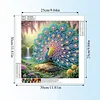 Peacock -Special Shaped Diamond Painting