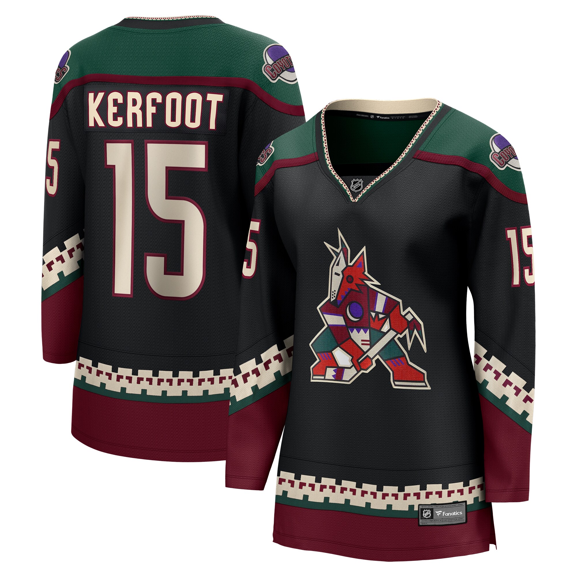 Alex Kerfoot Arizona Coyotes Fanatics Women’s Home Breakaway  Jersey – Black mysite