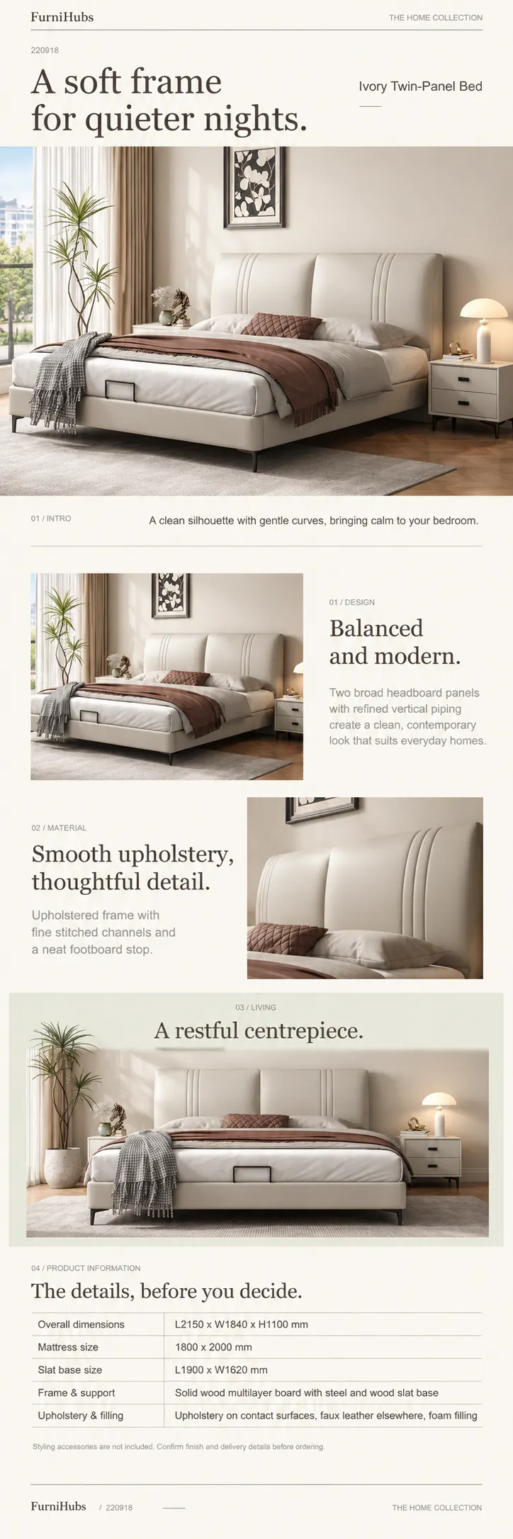Upholstered Bed 220918