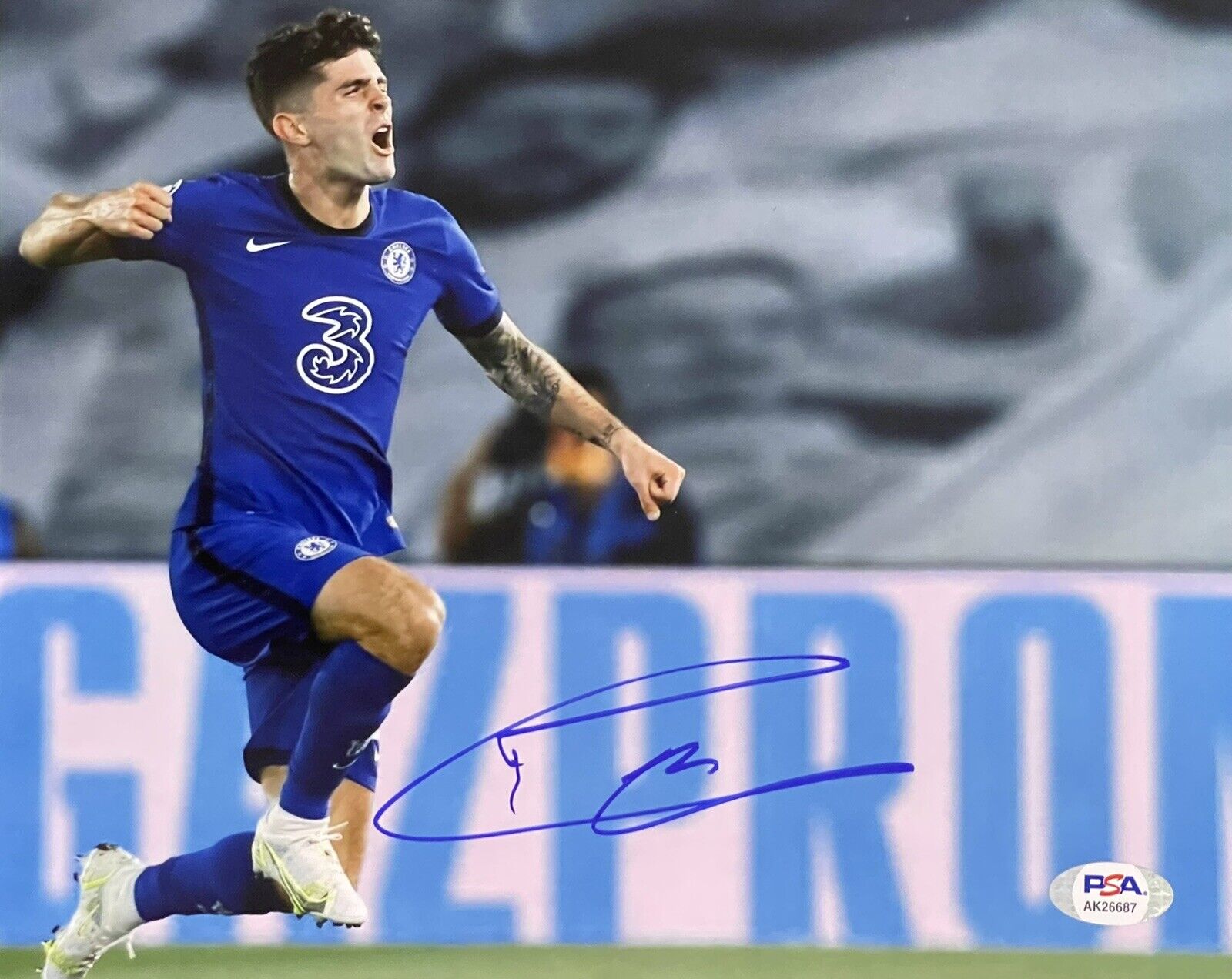 Christian Pulisic Signed Autographed Team USA 8x10 Photo Poster painting Chelsea FC Psa/Dna