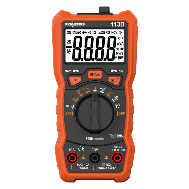 Digital intelligent multimeter 6000 digital display RM113D