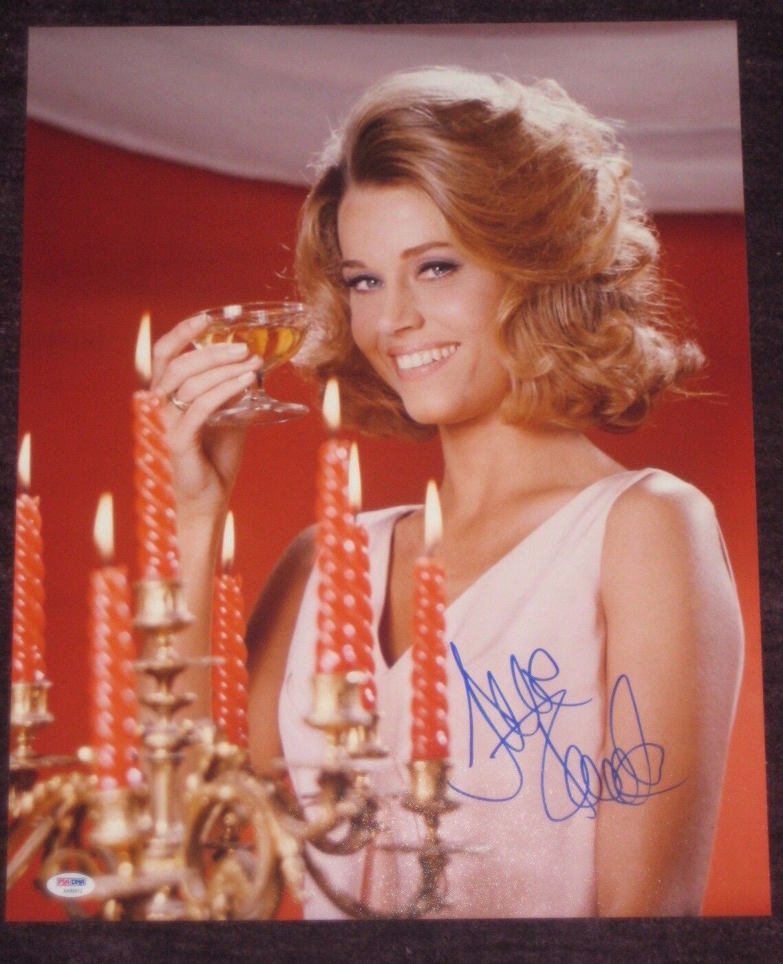 JANE FONDA Signed 16 x 20 Photo Poster painting with PSA COA