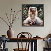 Diamond Painting-DIY Full Round Drill Little Girl(40*40 CM)