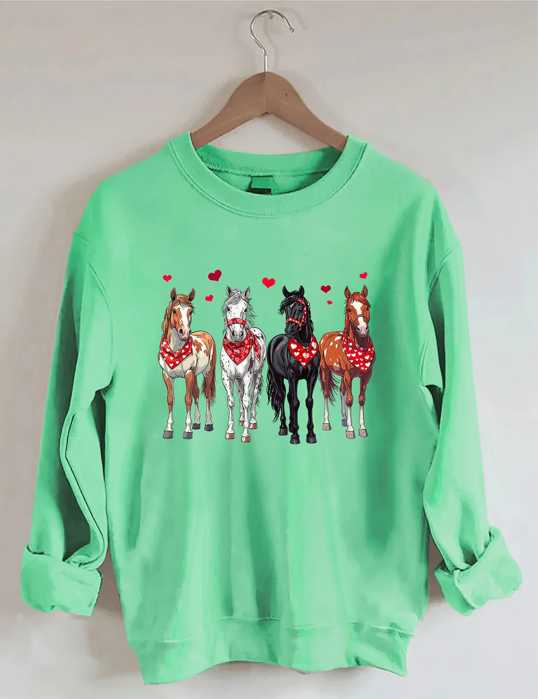 Valentine Horse Sweatshirt