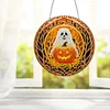 DIY Pumpkin Diamond Painting Single-sided Acrylic Hanging Pendant