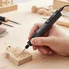 39Pcs Portable Cordless Engraving Pen with LED Digital Display Mini Electric Rotary Tool Kit 6-Speed Adjustable Rechargeable Multifunctional Tools for DIY Sanding Polishing Drilling