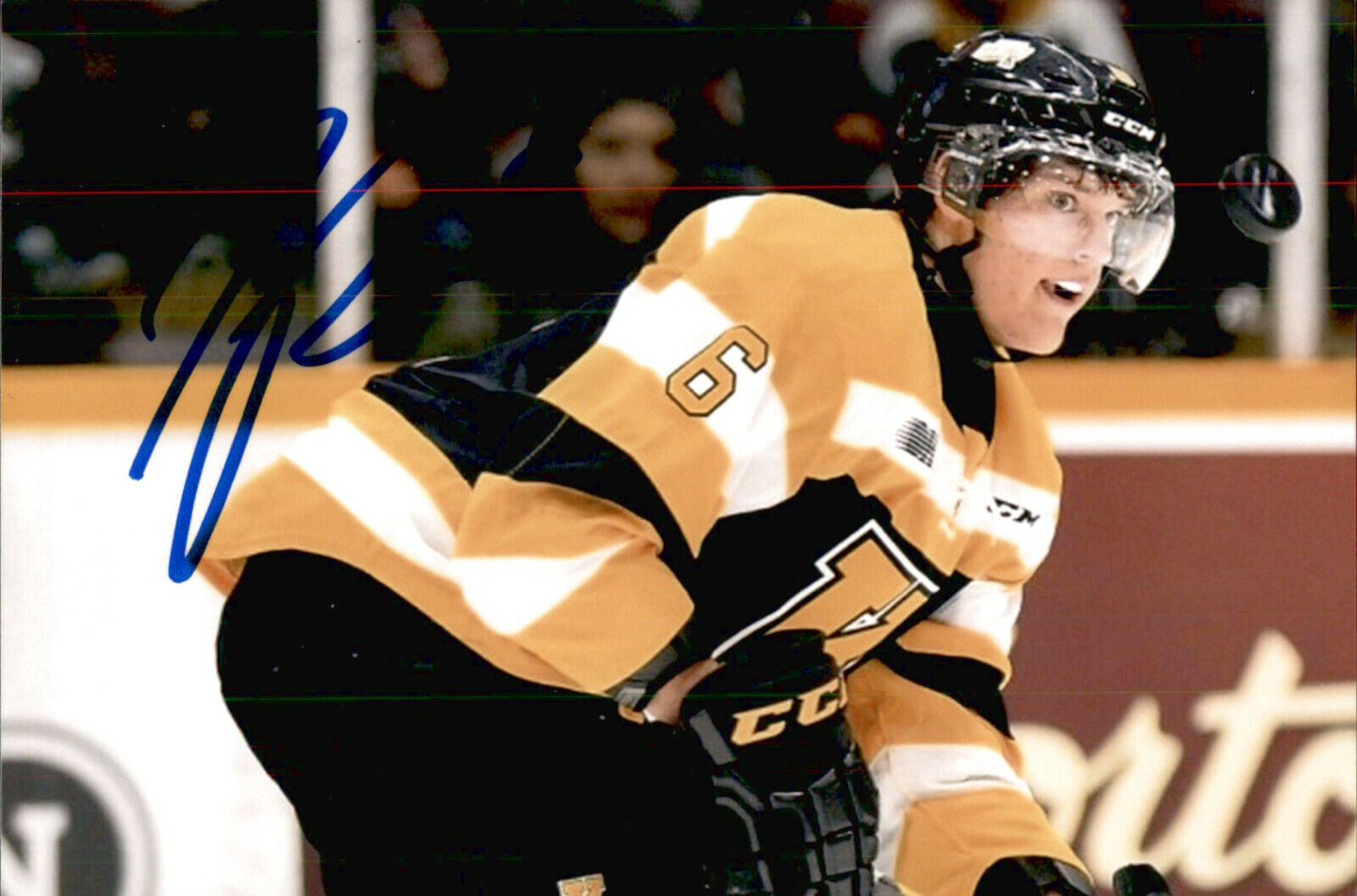 Jacob Paquette SIGNED 4x6 Photo Poster painting KINGSTON FRONTENACS / NASHVILLE PREDATORS #3