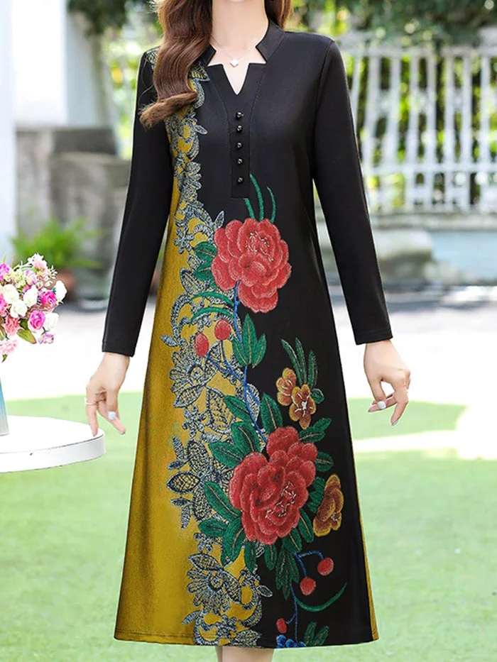 Fashion Elegant Long Sleeve Dress