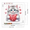 Diamond Painting-DIY Crystal Rhinestone Love Cat