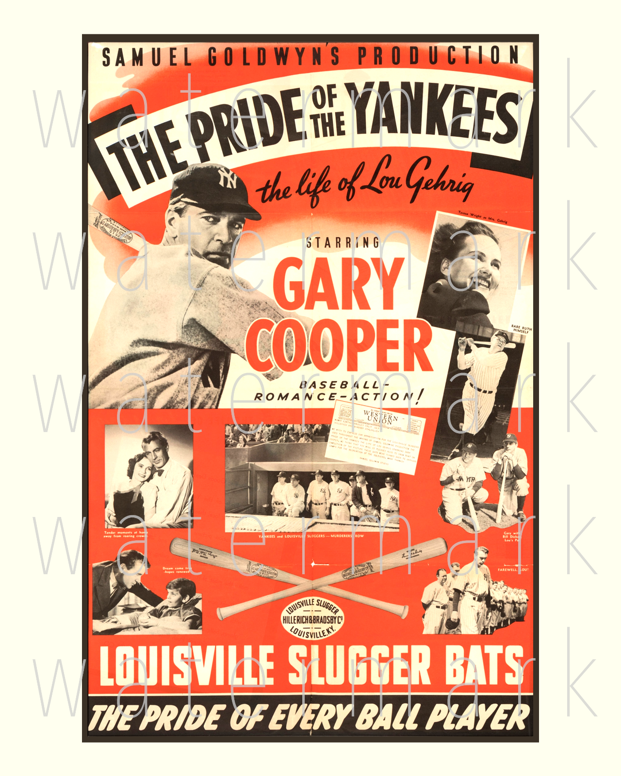 1942 Pride Yankees Slugger signed 8X10 inch Photo Poster painting poster picture autograph RP