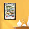 (Counted/Stamped)Rich Pastoral Seasons-14CT Cross Stitch 38*58cm/14.96*22.83in