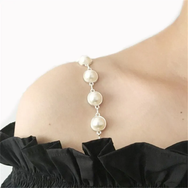 Sexy Pearl Bras Straps Beauty Back Shoulder Strap Brassiere Invisiable Adjustable Lenceria Straps Underwear Bra Accessories