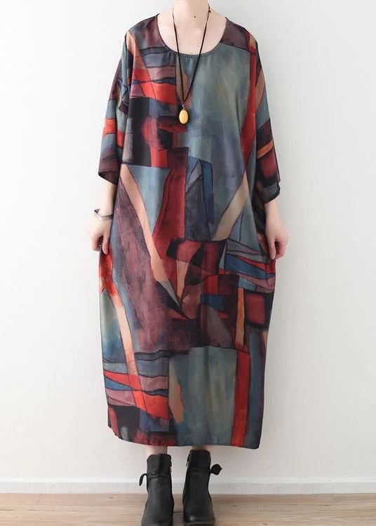 Unique Saitn Red And Green Spring Robe