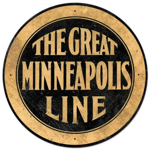 The Great Minneapolis Line- Round Shape Tin Signs/Wooden Signs - 30*30CM