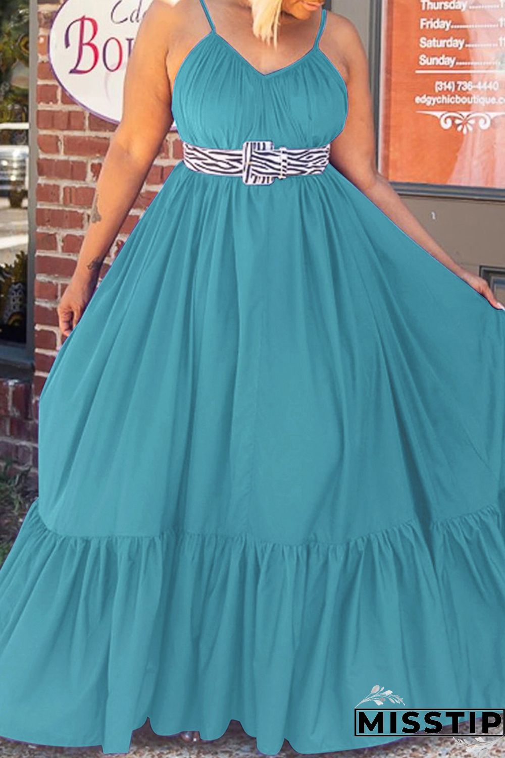 Pink Sexy Casual Solid Backless Spaghetti Strap Loose Sling Dress