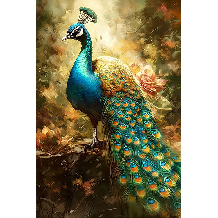 Full Round Diamond Painting - Peacock 40*60CM