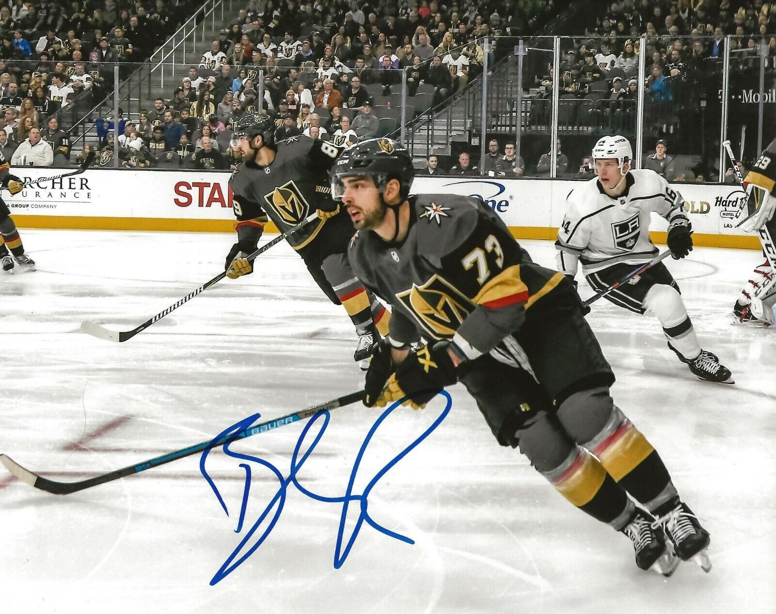 Brandon Pirri signed Las Vegas Golden Knights 8x10 Photo Poster painting autographed 4