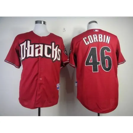 Diamondbacks #46 Patrick Corbin Red Cool Base Stitched MLB Jersey