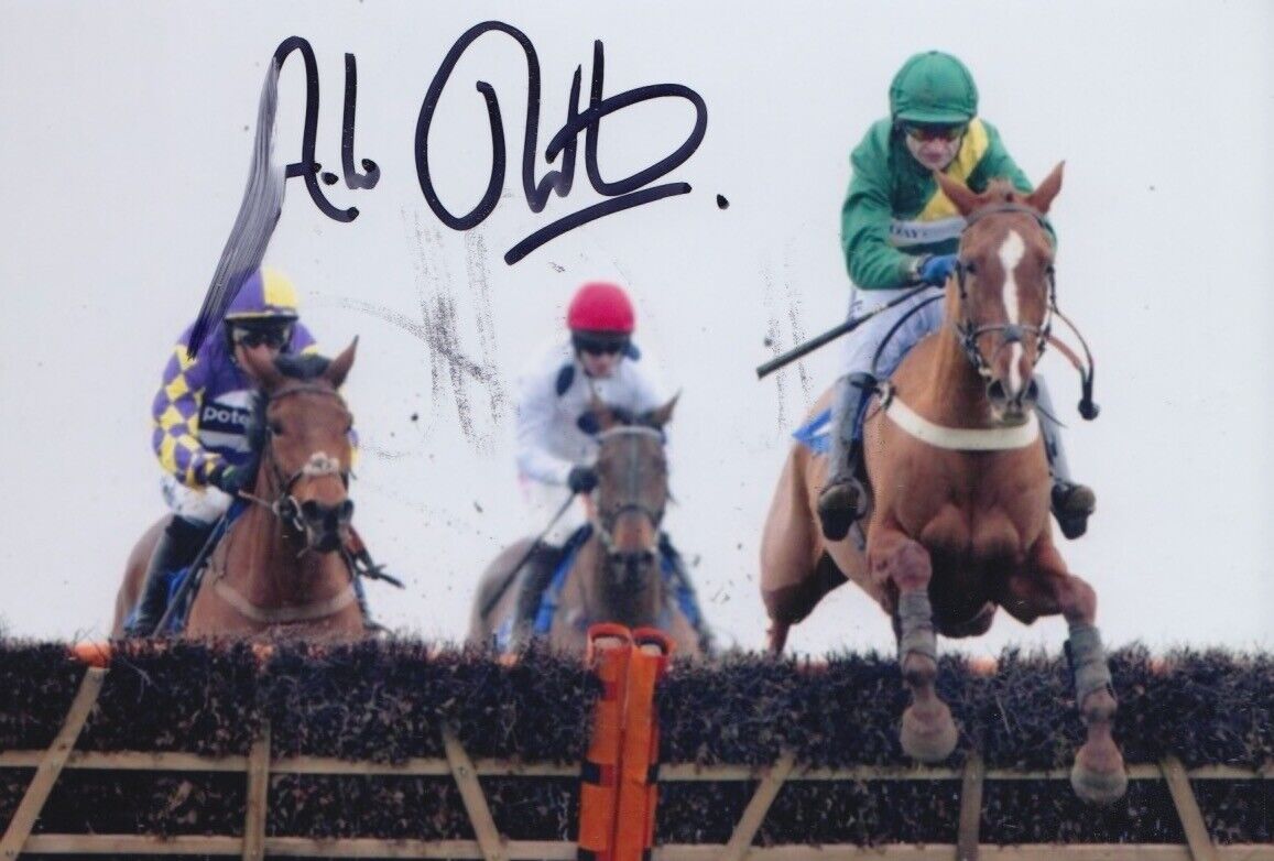 ANDREW THORNTON HAND SIGNED 6X4 Photo Poster painting HORSE RACING AUTOGRAPH 2