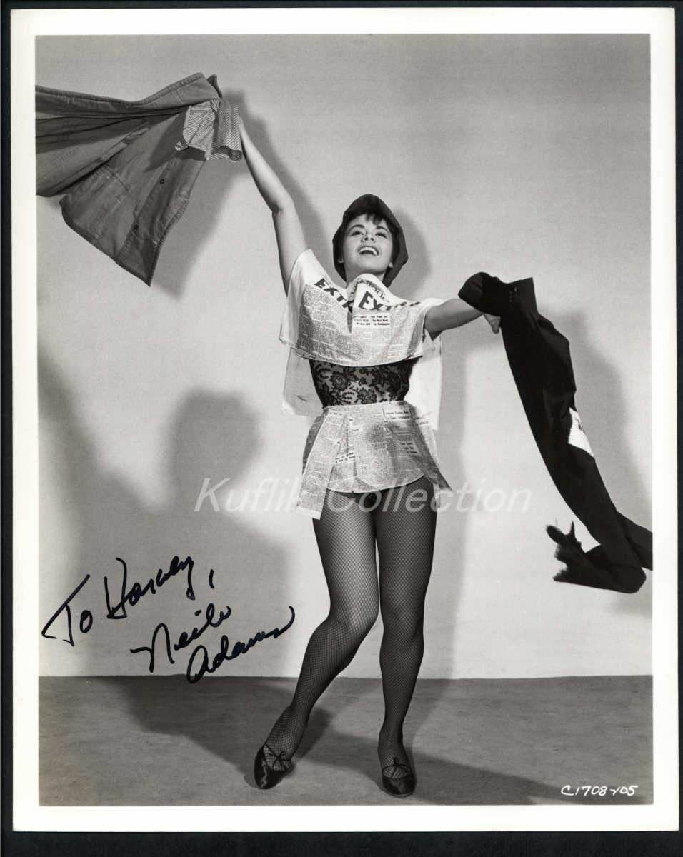 Neile Adams Mcqueen - Signed Vintage Celebrity Autograph Photo Poster painting