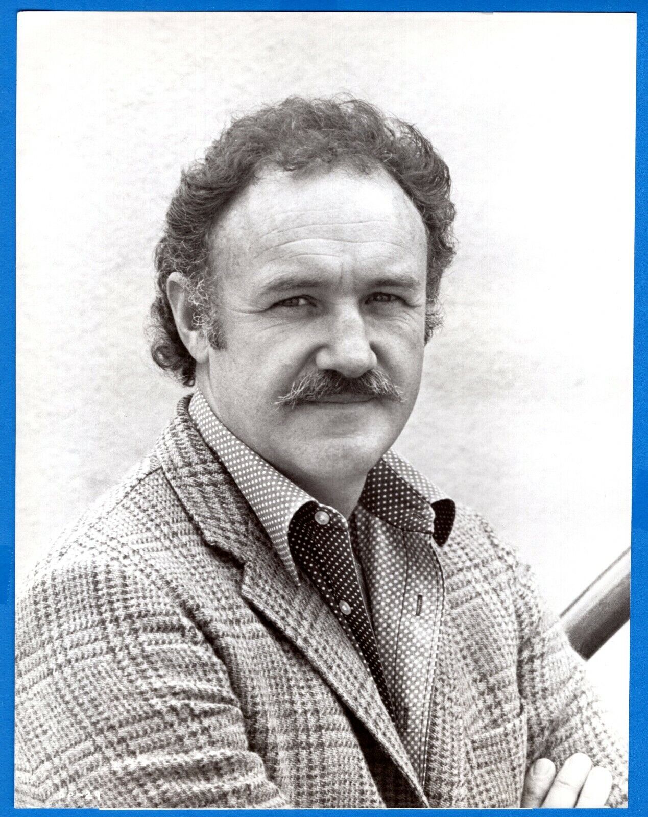 GENE HACKMAN Actor Vintage 8x10 Promo Press News Photo Poster painting 1977 THE DOMINO PRINCIPLE