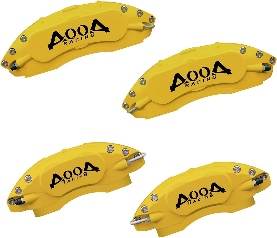 Car aluminum alloy special car special buckle screw fixed caliper cover (4PCS luxury upgrade version)