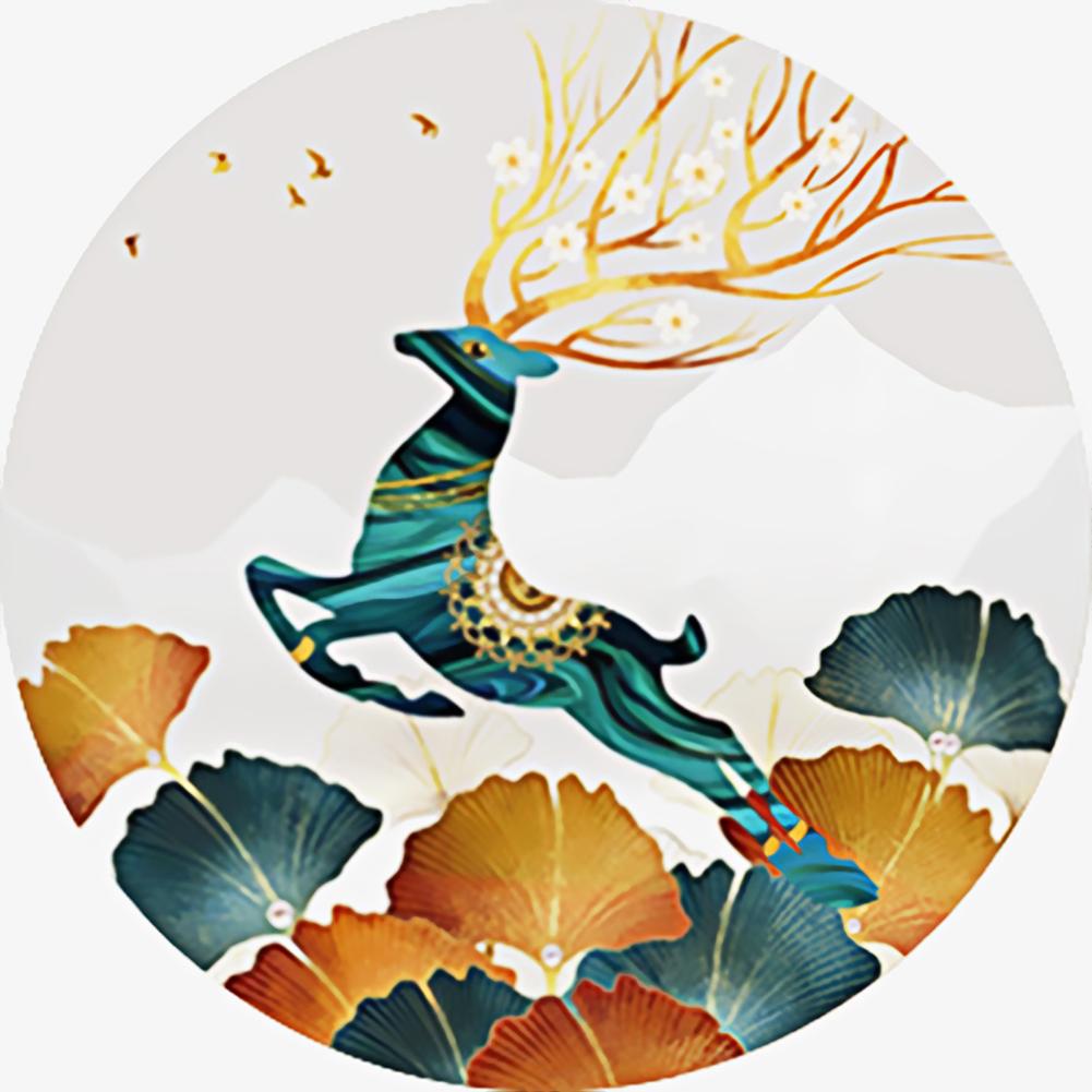 

Jumping Elk-Special Shaped Diamond Painting-45*45CM, 501 Original