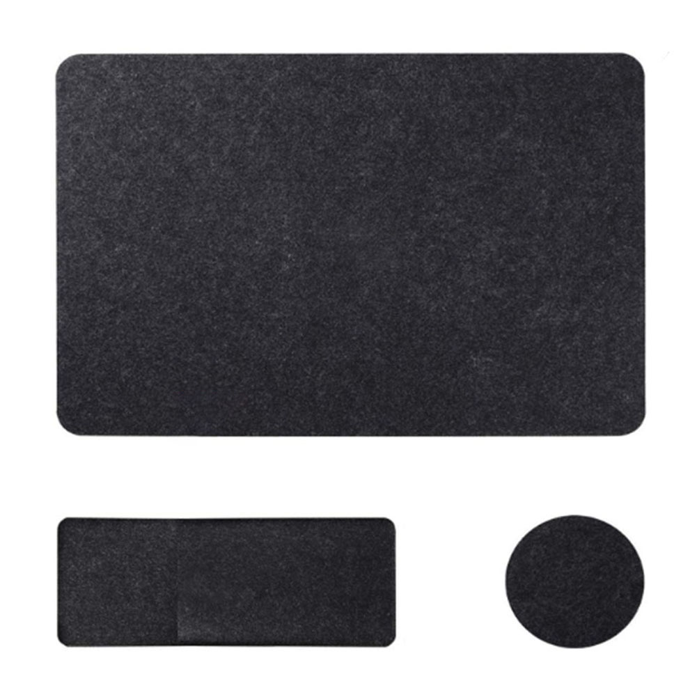 

18pcs/set Felt Coaster Dining Table Protector Pad Heat Resistant Placemat, 501 Original